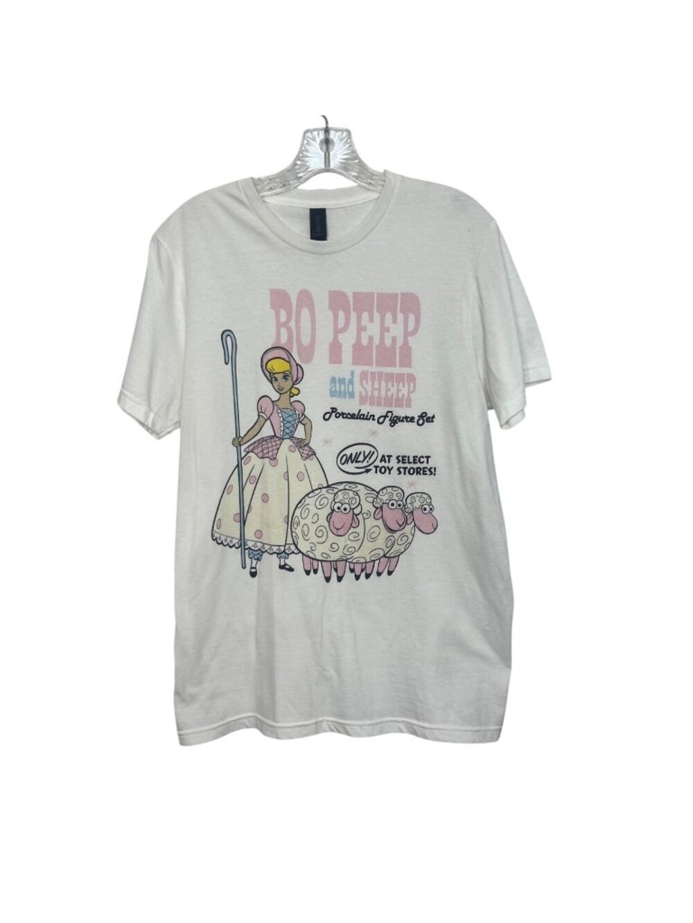 Bo Peep & Sheep Disney Pixar Graphic Tee Tshirt White Small Toy Story